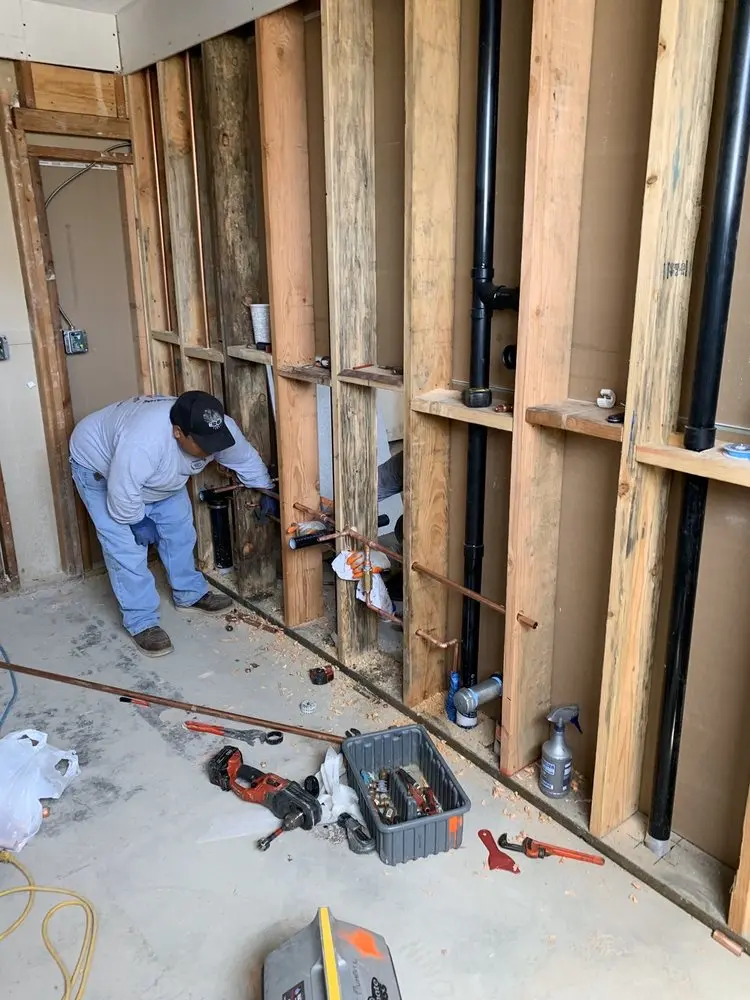 Commercial rough-in plumbing for Gas Line Repair in Knollcrest